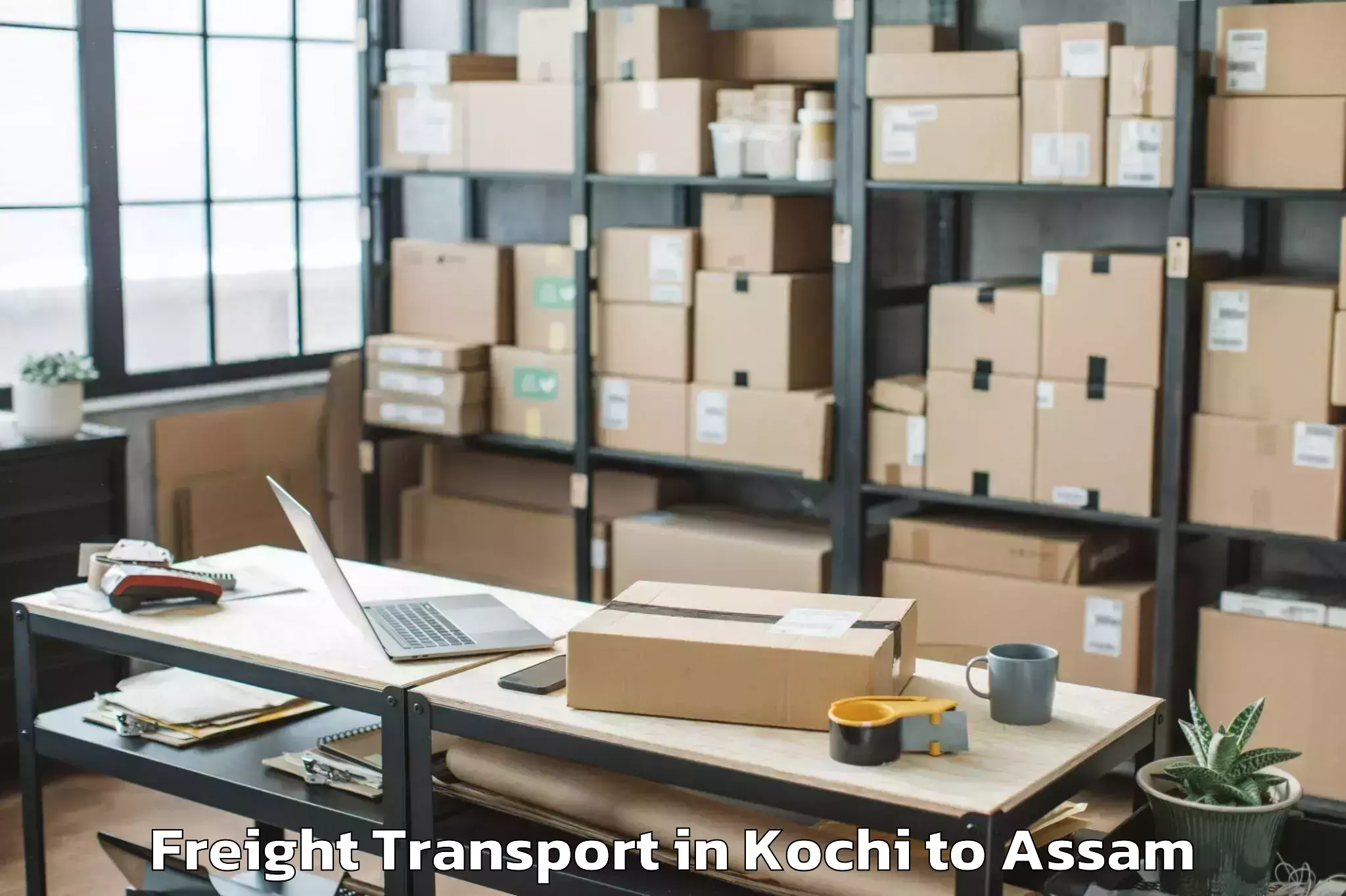 Efficient Kochi to Haflong Freight Transport